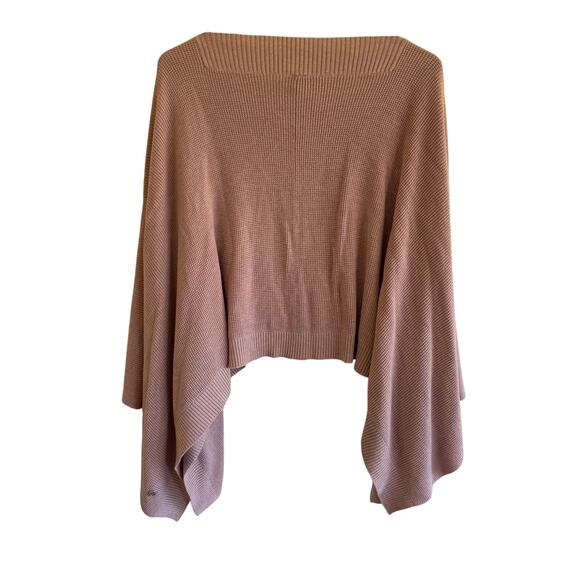 Lululemon Forward‎ Flow One Size Cardigan Cape Sweater Knit Poncho - Picture 4 of 6